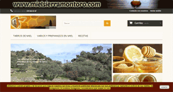 Desktop Screenshot of mielsierramontoro.com
