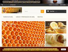 Tablet Screenshot of mielsierramontoro.com